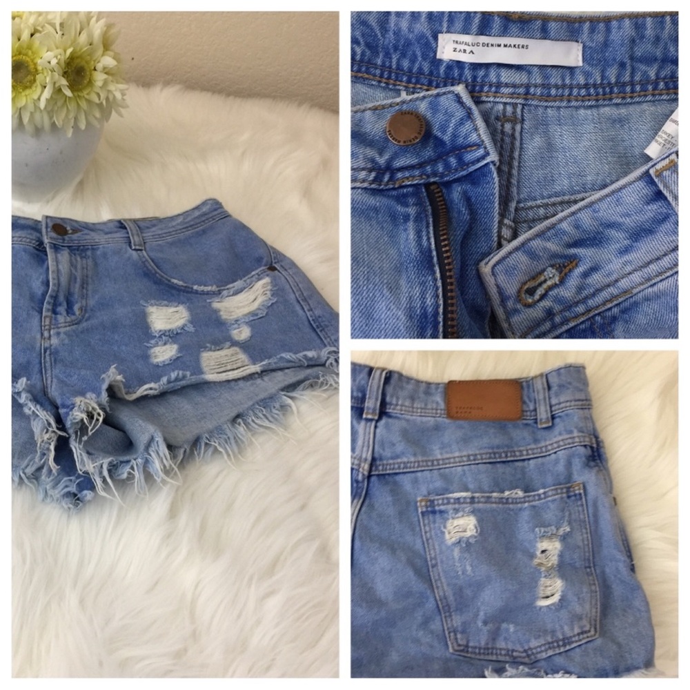 Zara Trafaluc Denim Shorts